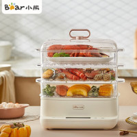 小熊 DZG-CA2D1电蒸锅三层容量电蒸笼12L