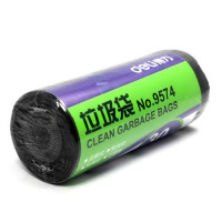 得力 9574 垃圾袋(黑)50*60cm(30个/卷)