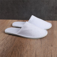 益美洁 抽条绒拖鞋加厚一次性