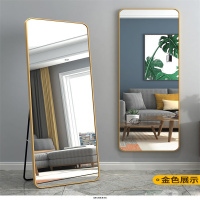 益美洁 150*40CM门镜穿衣镜轻奢金圆角