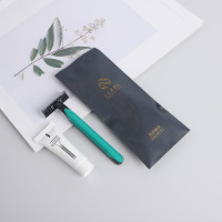益美洁 烫金纸袋系列 一次性剃须刀