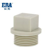 公元 ppr给水管冷热水螺塞管堵丝堵外螺纹管塞PP-R管件 20MM