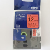 兄弟标签色带/TZe-253(24mm)(白底/蓝字)