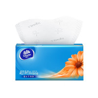 维达(VINDA)V2219 超韧湿水不易破面巾纸餐巾纸抽纸 S码 3层150抽*3包/提 16提