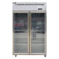 松润 展示柜冷冻大容量玻璃门冰箱立式啤酒柜冷藏柜 SOR-D604[风冷冻20℃加热玻璃]