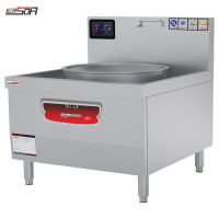 松润 单头大锅灶商用电磁炉大功率电磁灶电灶台电炒炉酒店食堂饭店电炉灶 SOR-N201[60锅26升 380V 15KW