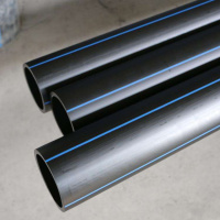 中财管道 0.6MPa ( SDR26 )PE实壁给水管钢丝网骨架复合管dn125*4.8