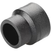 中财管道 PE异径直通承插式变径接头直通大小头水管热熔配件dn75×32