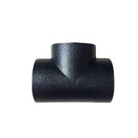 中财管道 PE异径三通水管接头直通水管配件塑料管黑色热熔管接头dn32