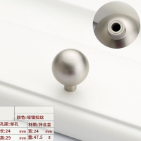 册宣 哑镍拉丝6197-单孔 拉手