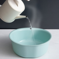 益美洁 长28宽27高大号北欧米可立放可悬挂塑料洗脸盆