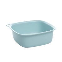禧天龙 P-1017中号方盆奶蓝色26*26*9.5cm洗衣盆脸盆可挂便携