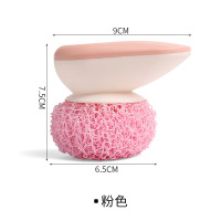 册宣 2897-3纳米清洁球洗锅刷清洁刷粉色