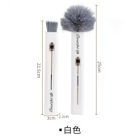 册宣 3673-1车载内饰扫灰尘软毛刷清洁刷白色