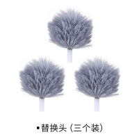 册宣 3673-5车载内饰扫灰尘软毛刷清洁刷替换头(三个装)