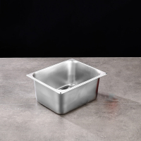 册宣 (1/2)32.5*26.5*15cm特厚不锈钢份数盆食物盆