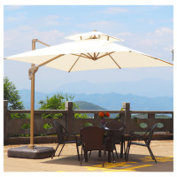 册宣 3*3M土豪金款(配150KG带轮底座)户外遮阳伞帐篷