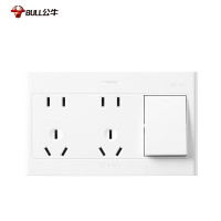 公牛 G09E636 明装 一开10孔 双控 开关插座