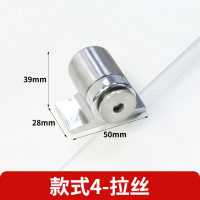 益美洁 8381地板吸门吸地板吸-方底-拉丝