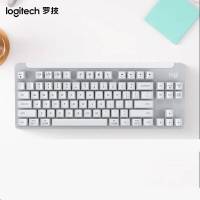 罗技 K855 无蓝牙线机械键盘红轴白色