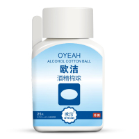 欧洁 酒精棉球 25只