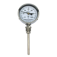 奥控 WSS-481 万向型双金属温度计温度表不锈钢