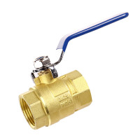 援邦 双林铜球阀 加厚铜内丝球阀 自来水开关丝口水阀 DN15铜球阀(内丝)