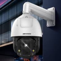 海康威视 监控器摄像头400万2K高清臻全彩双眸云台旋转抓拍摄像机室外防水智能iDS-2DC7S420MW-AB
