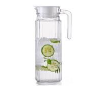 青苹果 玻璃冷水壶条纹壶1.1L[不可火烧 开水需预热]