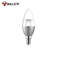 公牛 [5W/E14小螺口]银色蜡烛泡