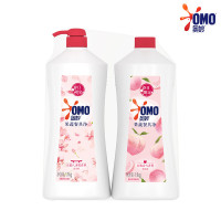 奥妙 自然工坊洗洁精果蔬餐具净 1.1KG*2 樱花+白桃香型 含替换装