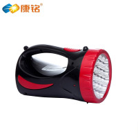 康铭 LED充电强光手提探照灯野炊救援手电筒大容量户外露营地灯家用远射程巡逻安防 2612强光手电筒