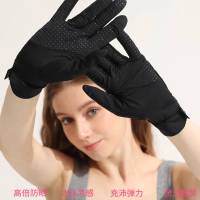 骆驼 1152253006 冰丝防晒手套均码