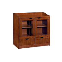 颂泰 G-02 中式餐边柜茶水柜多功能储物柜厨房酒柜矮柜备餐柜 800*400*800