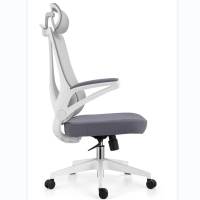 仓迪 会议椅转椅培训椅网椅办公椅电脑椅 CD-YDA158白框+头枕