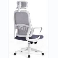 仓迪 会议椅转椅培训椅网椅办公椅电脑椅 CD-YDA127白框+头枕