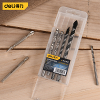 得力(deli)麻花钻瓷砖钻 批头电钻 冲击钻头 打孔7件套 DH-MHZ007-JH1