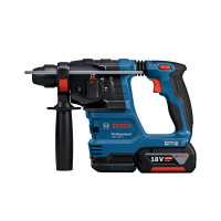 博世 GBH 185-LI 专业锂电无刷吸尘电锤18V充电式电钻冲击钻混凝土打孔5.0Ah电池×2