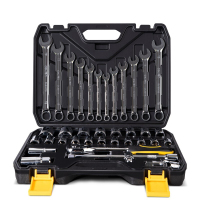 得力(deli) 37件12.5MM系列套筒扳手组套37件 DL2037TB