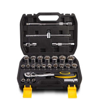 得力(deli) 26件12.5MM系列 12角套筒组套26件DL2026T