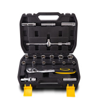 得力(deli) 20件12.5MM系列 套筒组套20件DL2020T