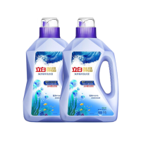 立白御品海洋炫白洗衣液持久留香护衣防串色爱情海橙花香氛( 1kg*2瓶)
