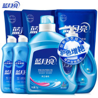蓝月亮洗衣液亮白增艳薰亮(2kg+袋1kg×2)+兰手(1kg+袋1kg)+神器500g×2