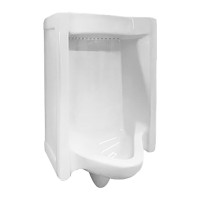 册宣 CAS6513 小便斗挂墙式陶瓷家用挂墙式男厕所小便器男小便池 后进水