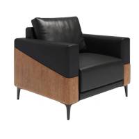 仓迪 臻远ZYJJ-80226 简约办公沙发洽谈接待沙发休闲沙发组合 牛皮双人位