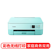 佳能(Canon)TS5380t-粉绿 无线家用彩色喷墨多功能照片一体机