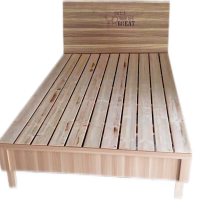 仓迪 東業家具(DONGYEFURNITURE)现代简约经济型单人床板90*190cm(三套装)