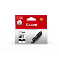 佳能 CLI-851BK XL大容量染料黑色墨盒(适用iP7280/iP8780/iX6880/iX6780等)