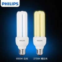 飞利浦电子节能灯 11W 2U E27 6500K 白光