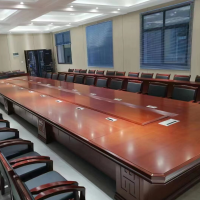仓迪 华燕天成高级高档长方形会议室接待大型会议桌